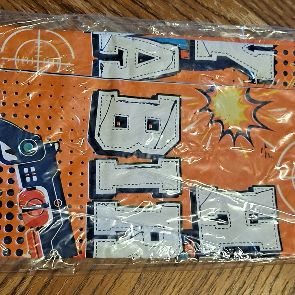 Tatuo 2 Pieces Dart Battle Tablecloth Dart Battle Table Cover Gun Game Themed...